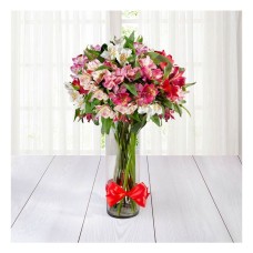 Alstroemeria Flower Vase